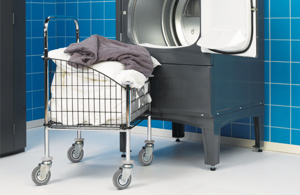Tvättvagn på hjul för tvättstugan